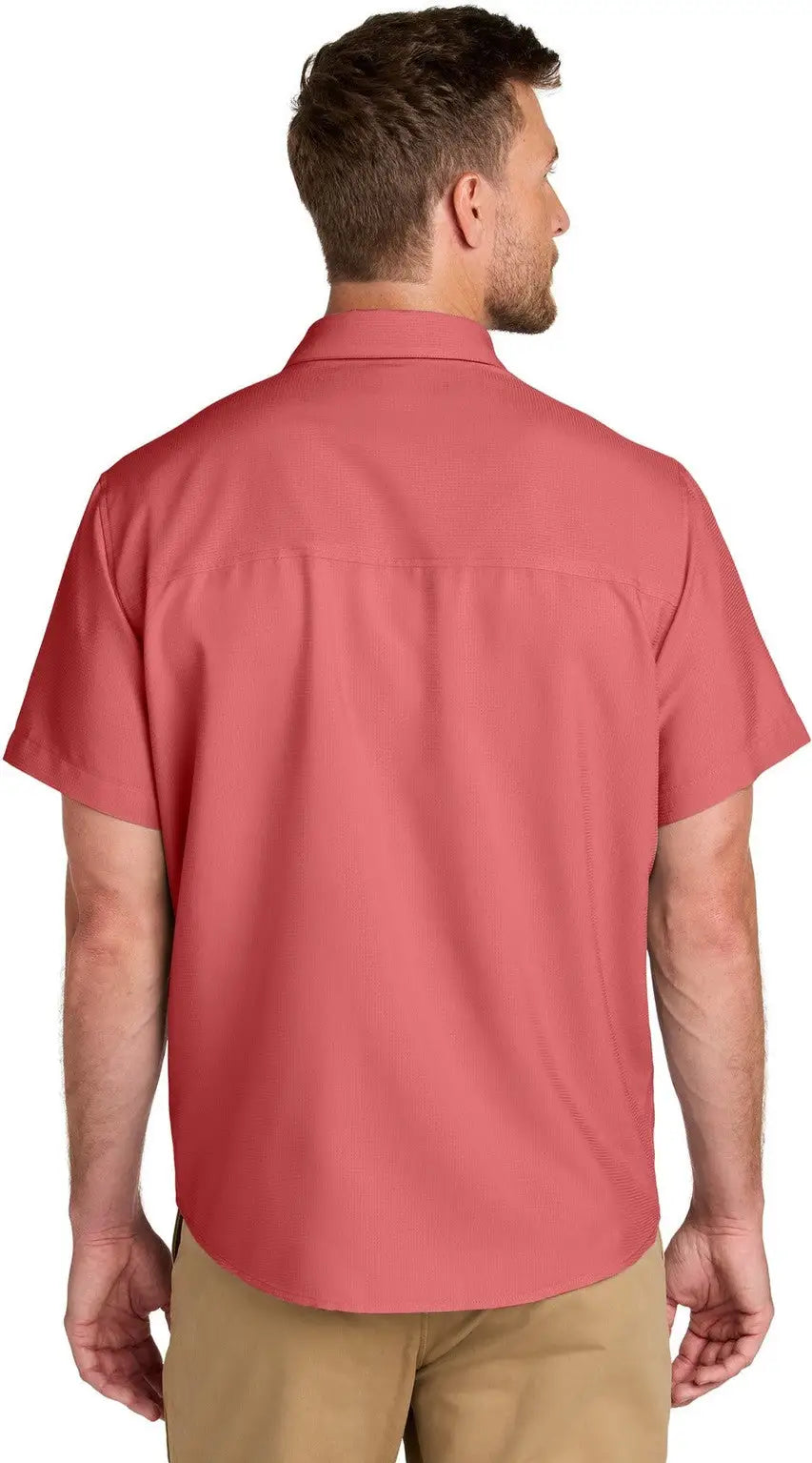 Port Authority W963 Short Sleeve Uv Dockside Shirt - Coral Reef