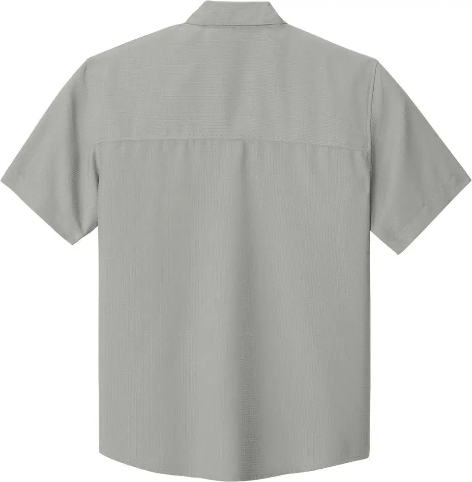 Port Authority W963 Short Sleeve Uv Dockside Shirt - Gusty Gray