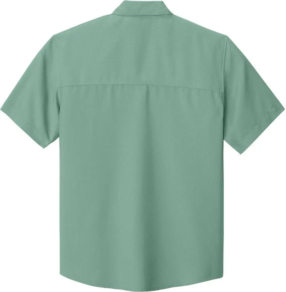 Port Authority W963 Short Sleeve Uv Dockside Shirt - Sage