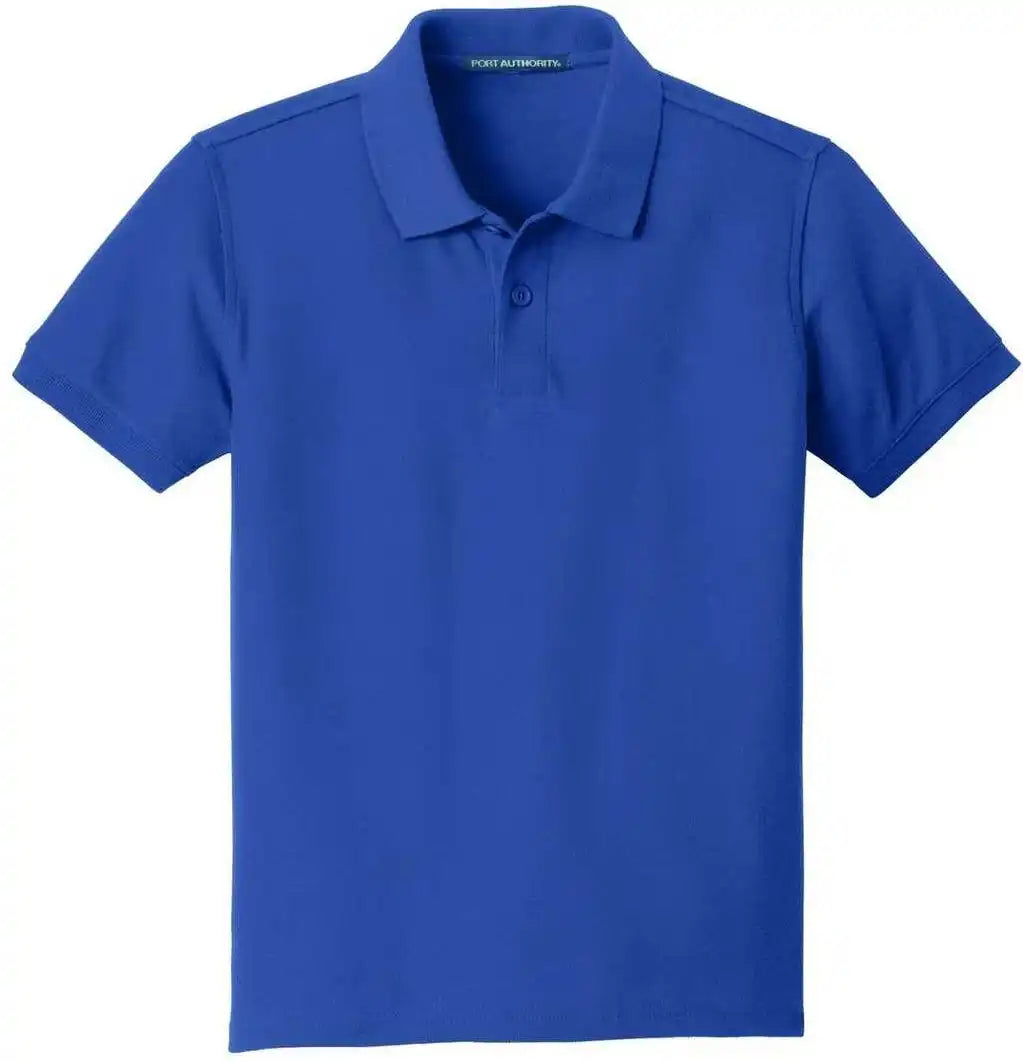 Port Authority Y100 Youth Core Classic Pique Polo True Royal