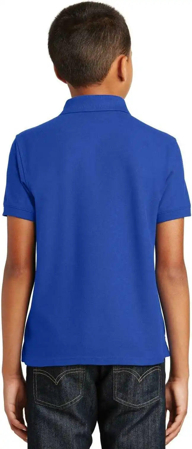 Port Authority Y100 Youth Core Classic Pique Polo - True Royal