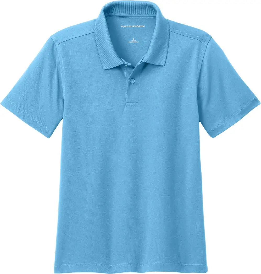 Port Authority Y110 Youth Dry Zone Uv Micro-mesh Polo - Carolina Blue