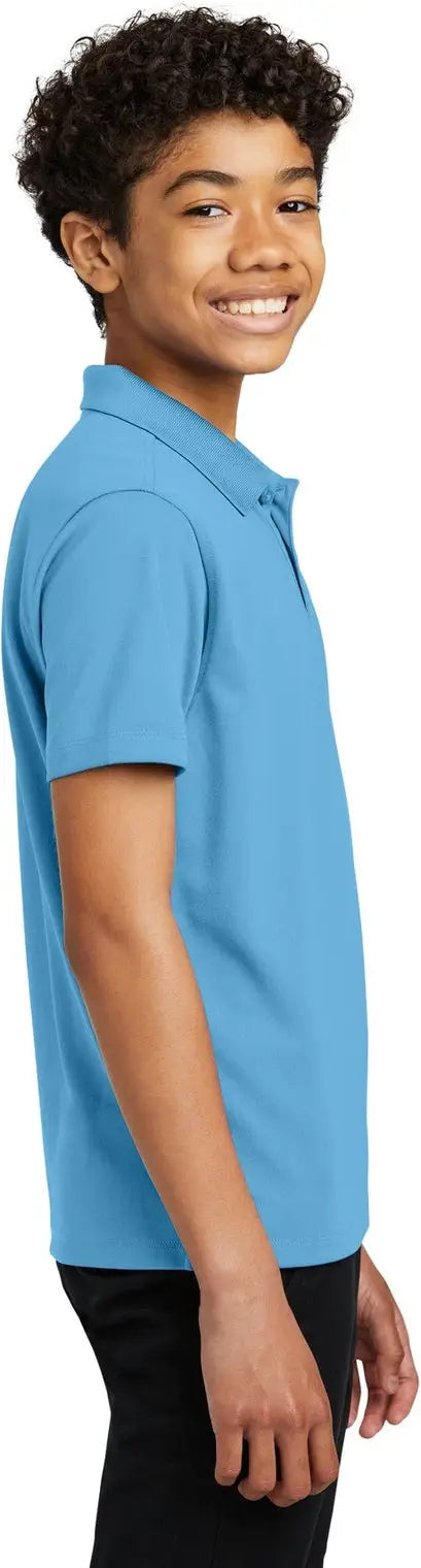 Port Authority Y110 Youth Dry Zone Uv Micro-mesh Polo - Carolina Blue