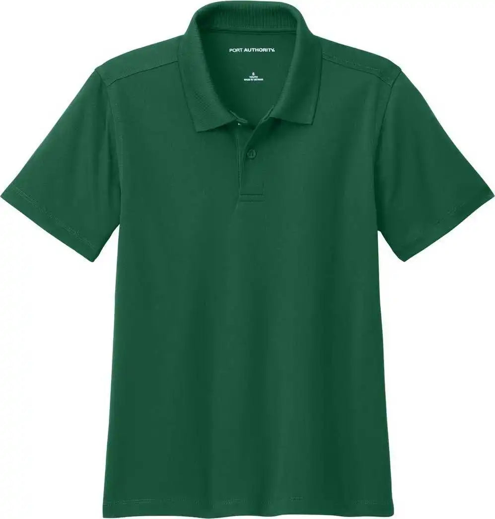 Port Authority Y110 Youth Dry Zone Uv Micro Mesh Polo Dpforgrn