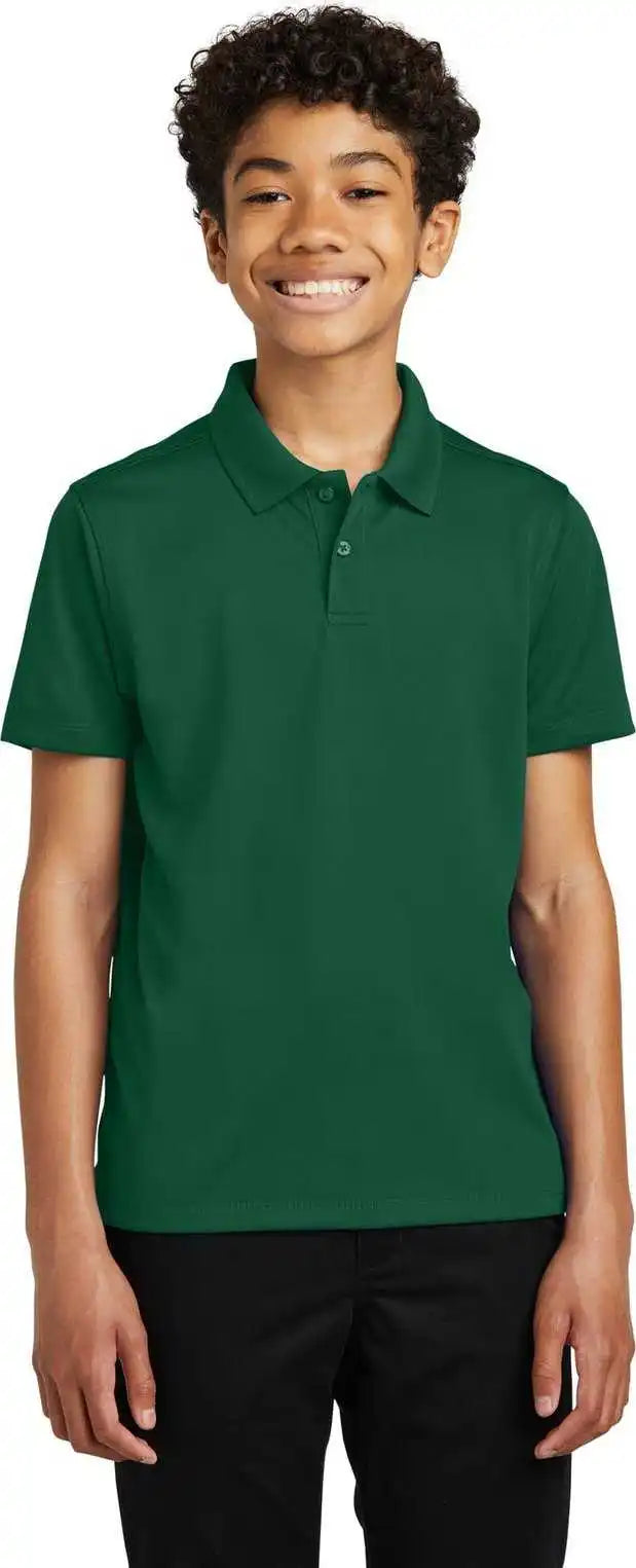 Port Authority Y110 Youth Dry Zone Uv Micro Mesh Polo Dpforgrn