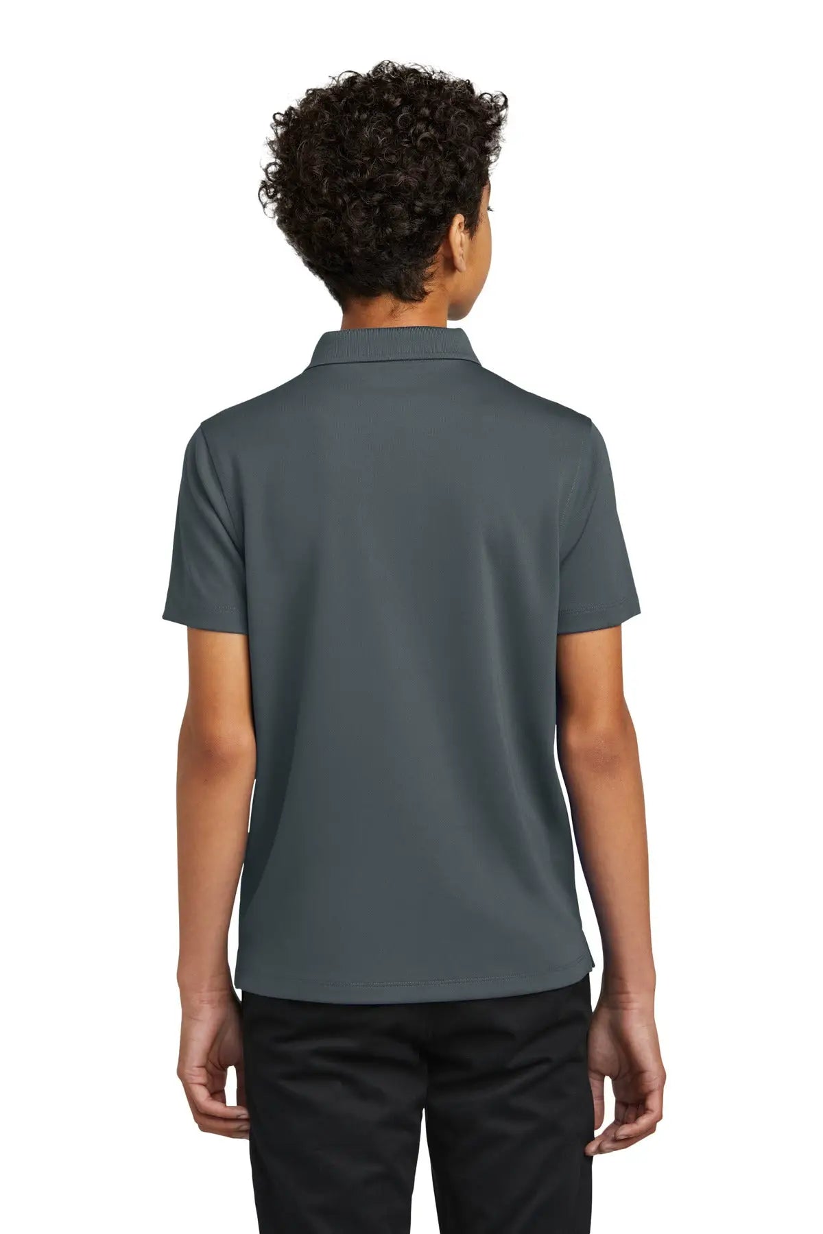 Port Authority Y110 Youth Dry Zone Uv Micro-mesh Polo - Graphite