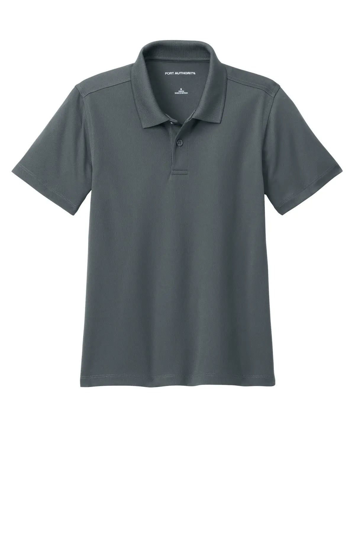 Port Authority Y110 Youth Dry Zone Uv Micro-mesh Polo - Graphite