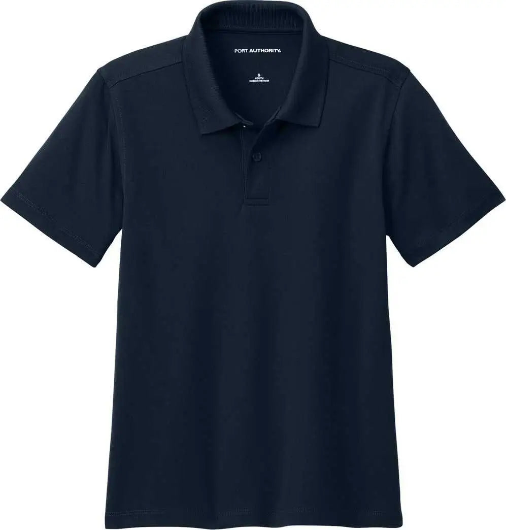 Port Authority Y110 Youth Dry Zone Uv Micro-mesh Polo - River Blue Navy