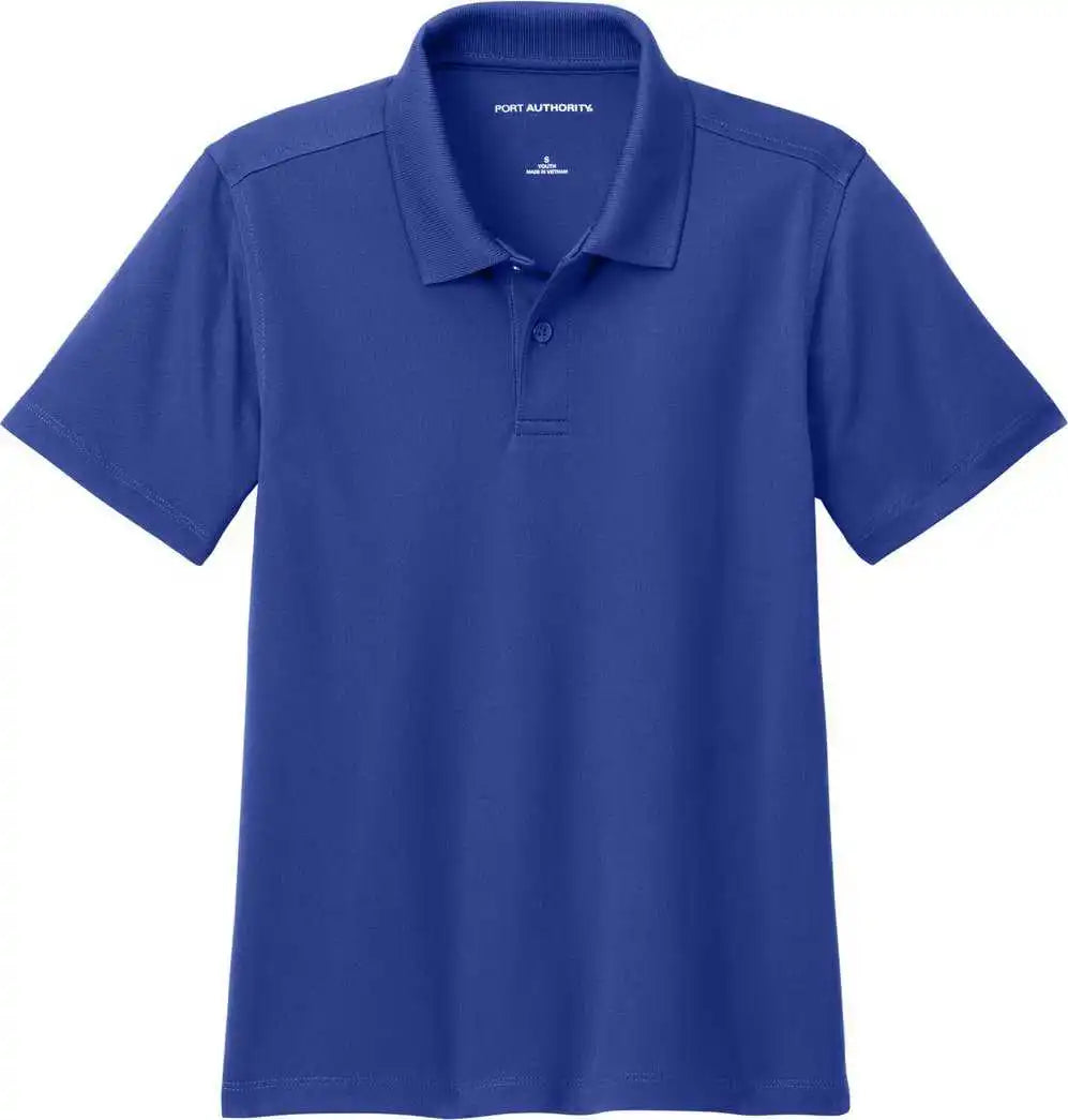 Port Authority Y110 Youth Dry Zone Uv Micro Mesh Polo True Royal