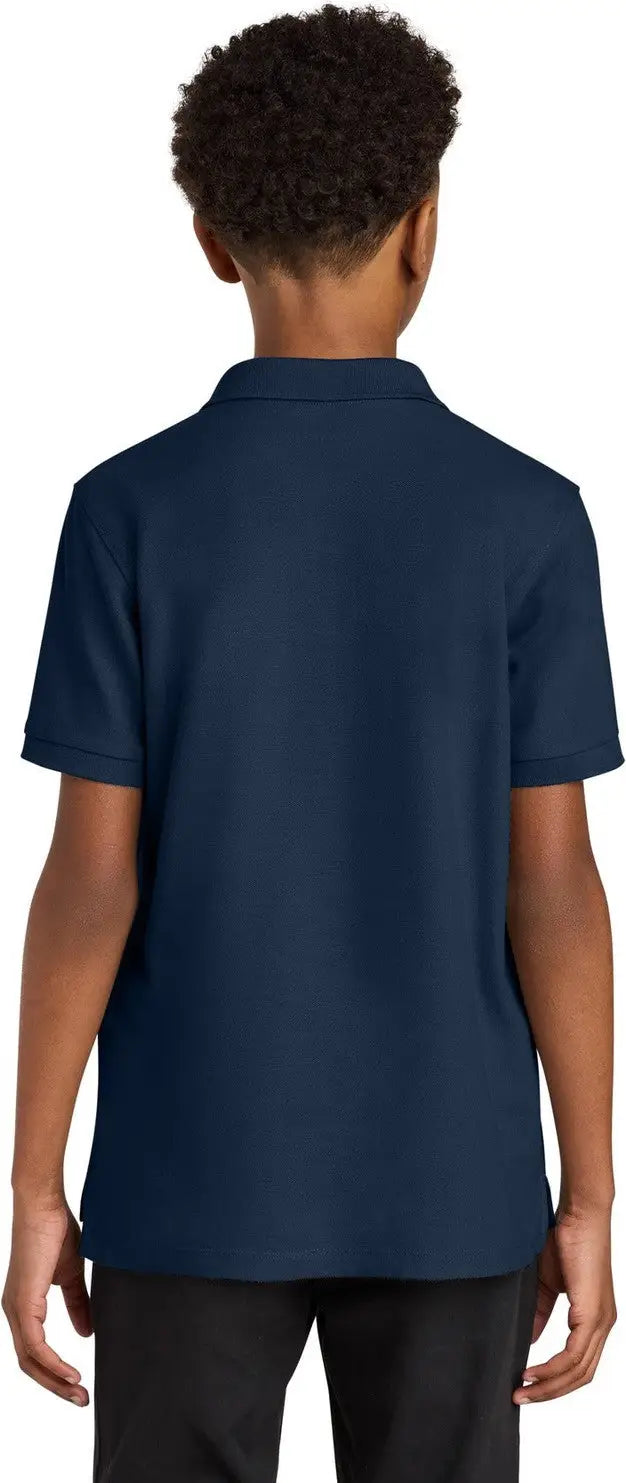 Port Authority Y200 Youth Wearever Signature Pique Polo - River Blue Navy
