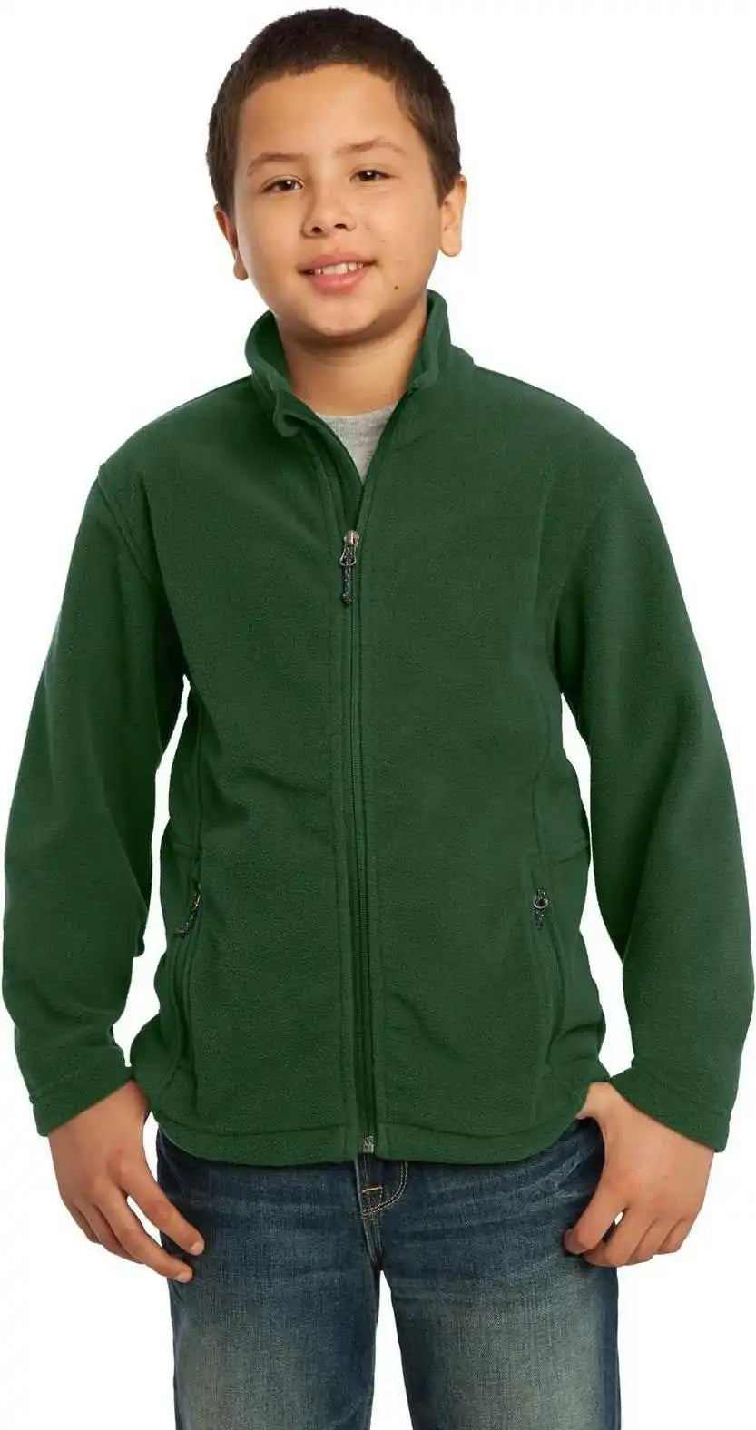 Port Authority Y217 Youth Value Fleece Jacket Forest Green