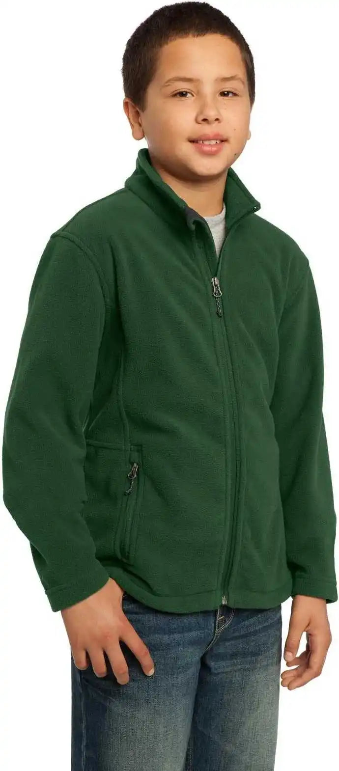 Port Authority Y217 Youth Value Fleece Jacket Forest Green