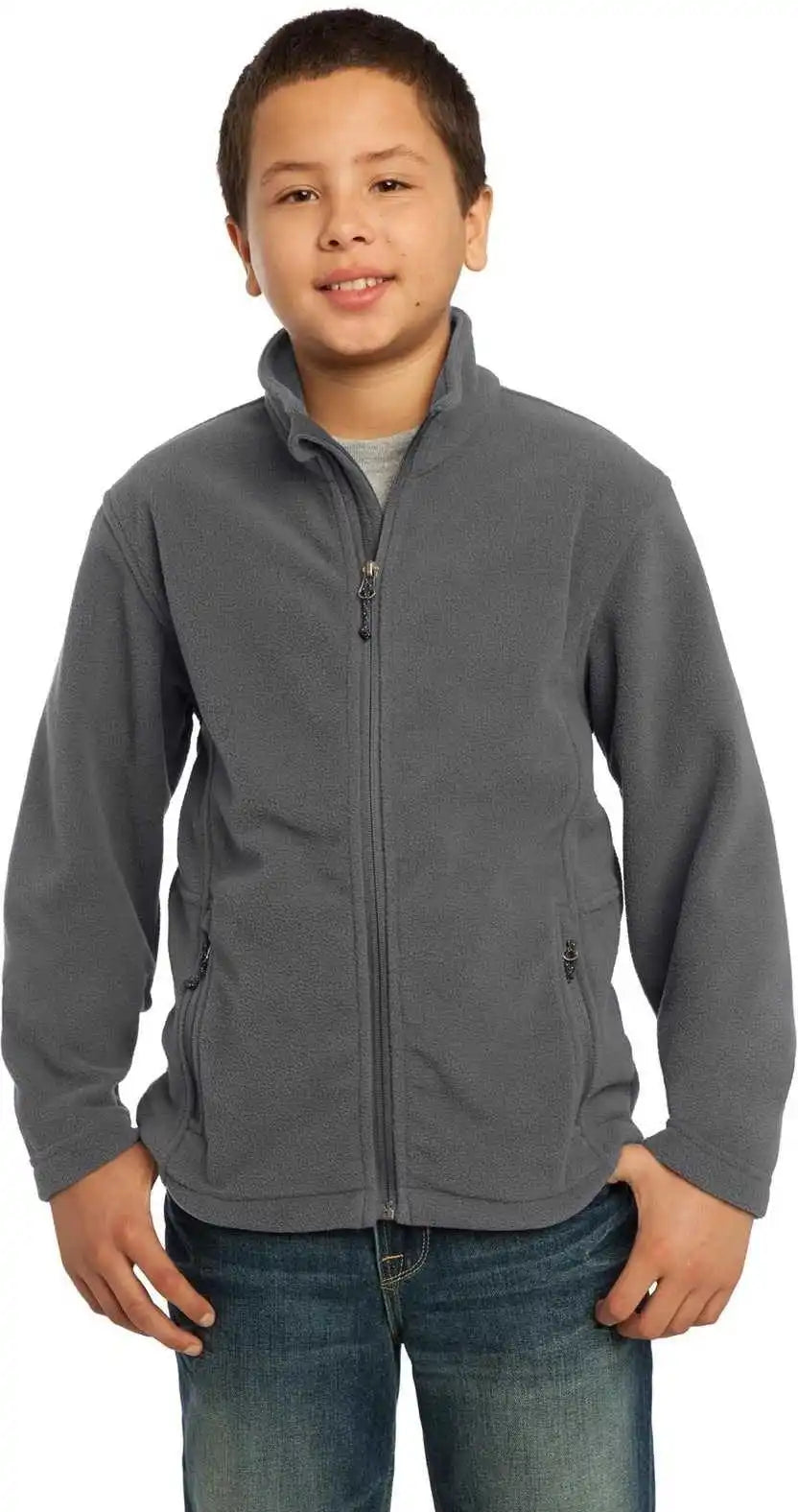 Port Authority Y217 Youth Value Fleece Jacket Iron Gray