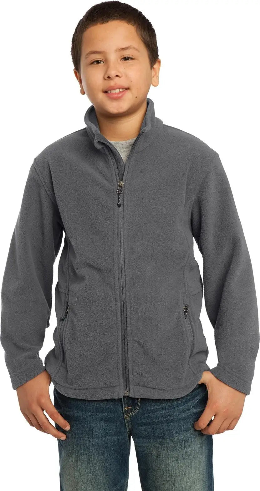 Port Authority Y217 Youth Value Fleece Jacket - Iron Gray