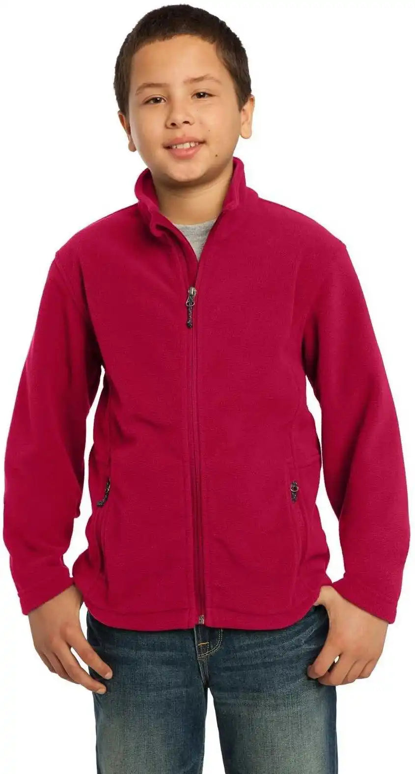 Port Authority Y217 Youth Value Fleece Jacket True Red