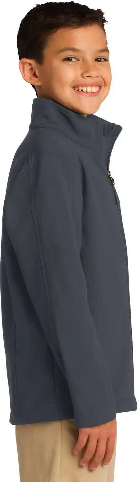 Port Authority Y317 Youth Core Soft Shell Jacket - Battleship Gray