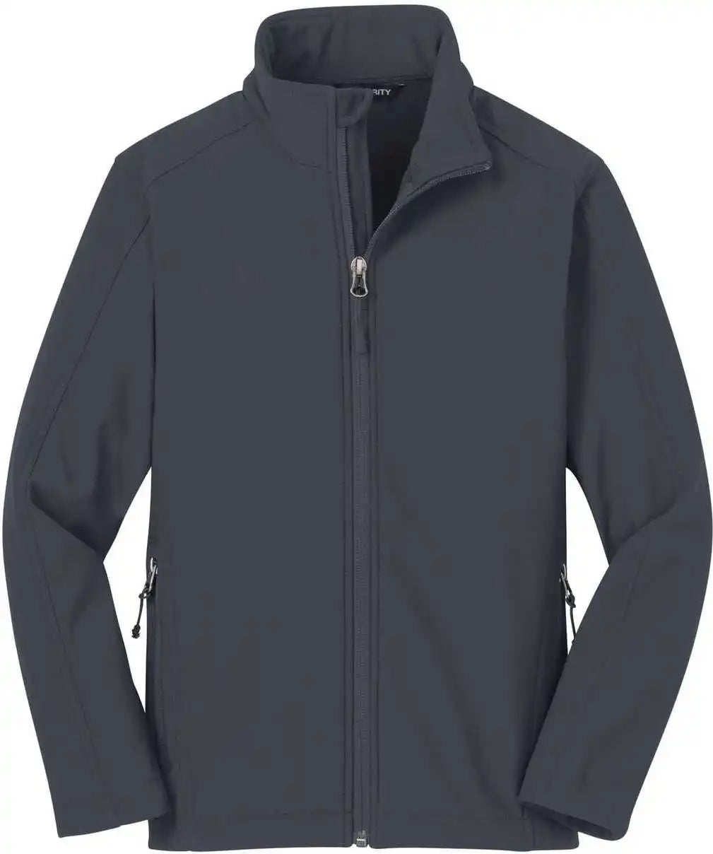 Port Authority Y317 Youth Core Soft Shell Jacket - Battleship Gray