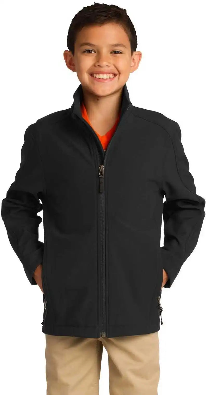Port Authority Y317 Youth Core Soft Shell Jacket - Black