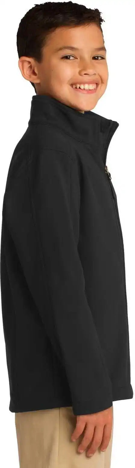 Port Authority Y317 Youth Core Soft Shell Jacket - Black