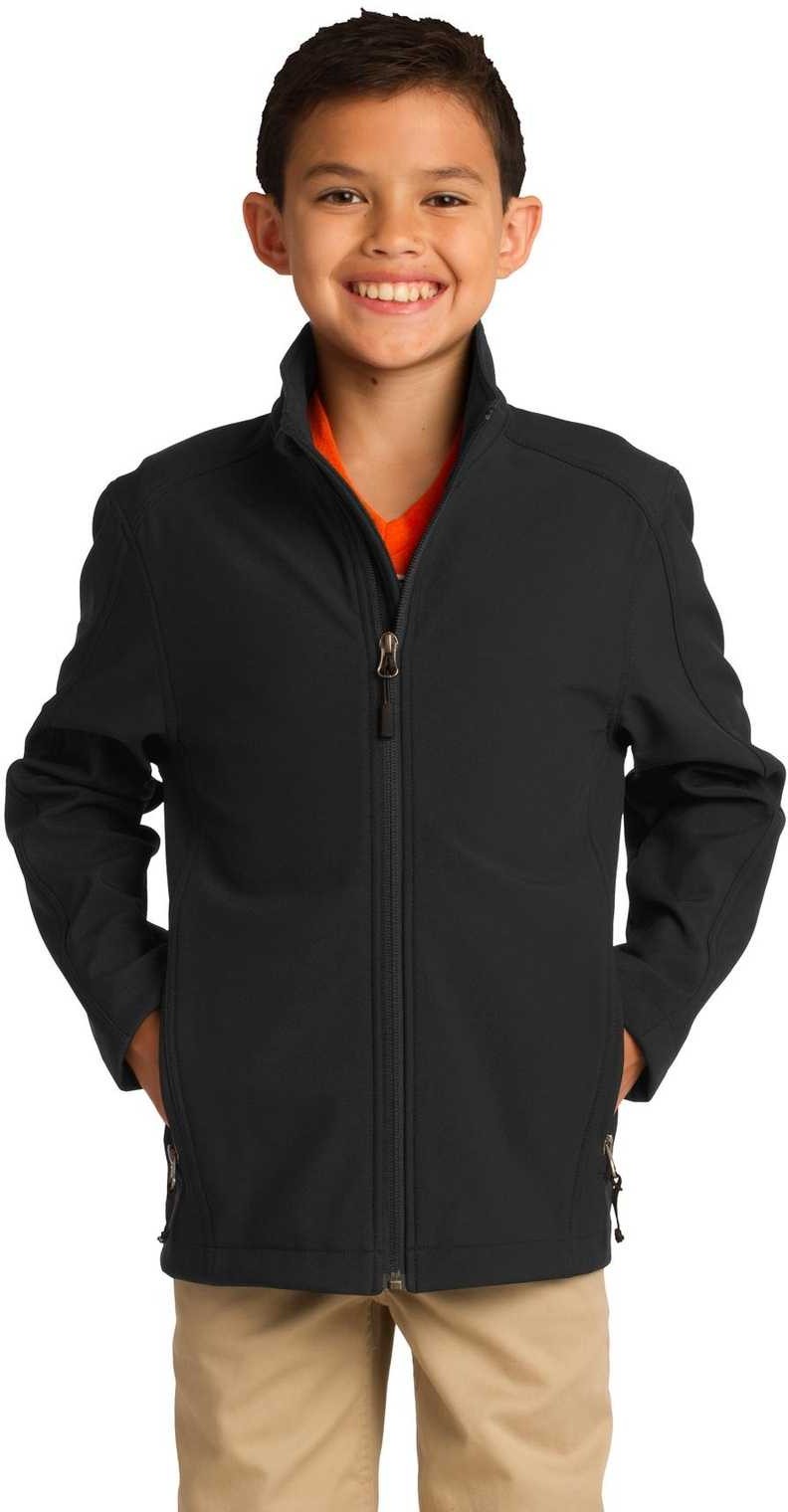 Port Authority Y317 Youth Core Soft Shell Jacket - Black