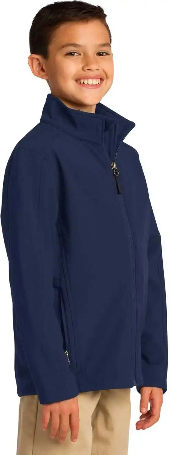 Port Authority Y317 Youth Core Soft Shell Jacket - Dress Blue Navy