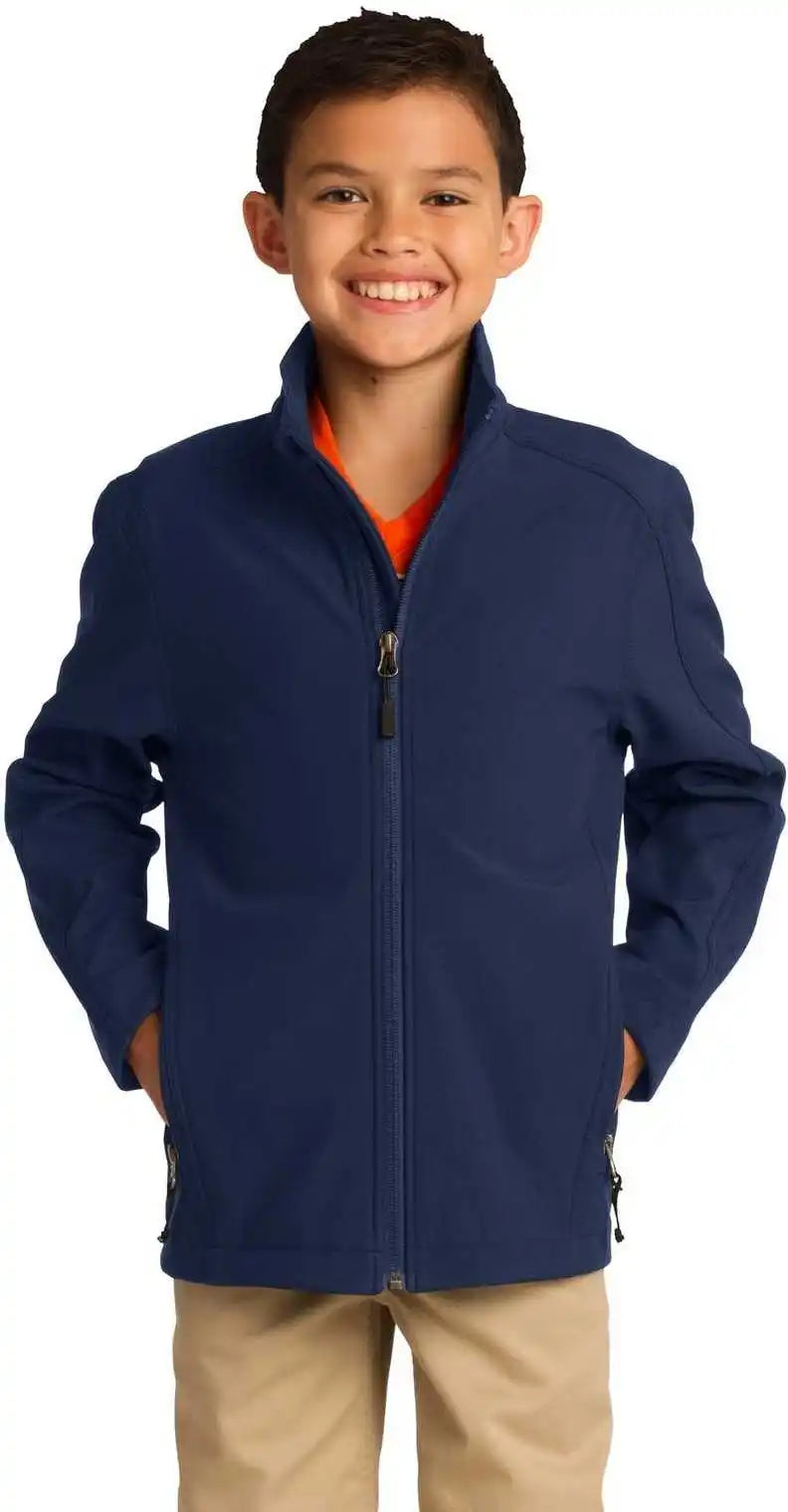 Port Authority Y317 Youth Core Soft Shell Jacket - Dress Blue Navy