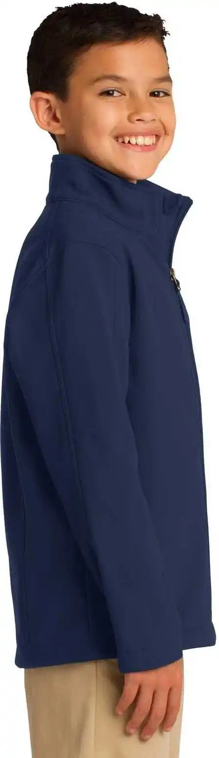 Port Authority Y317 Youth Core Soft Shell Jacket - Dress Blue Navy