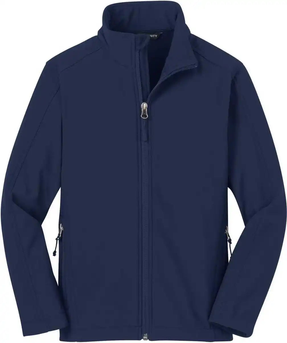 Port Authority Y317 Youth Core Soft Shell Jacket - Dress Blue Navy