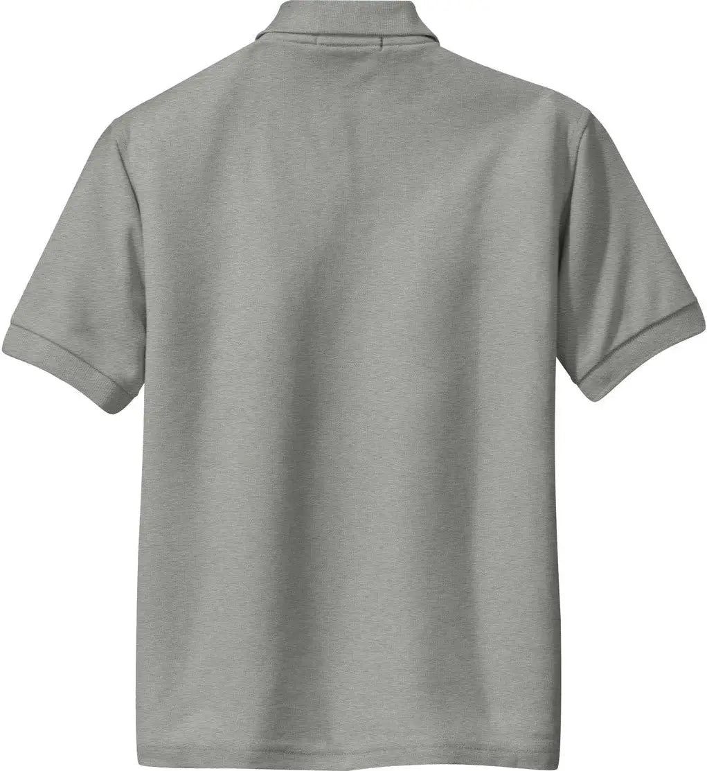 Port Authority Y500 Youth Silk Touch Polo - Cool Gray - Xs