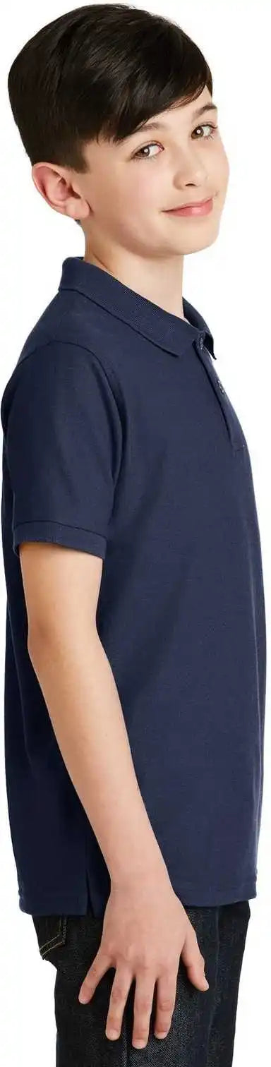 Port Authority Y500 Youth Silk Touch Polo - Navy