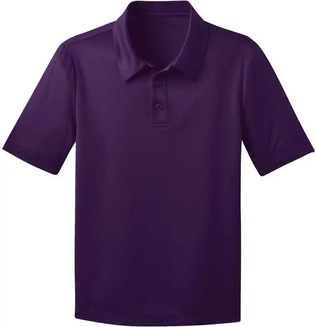 Port Authority Y540 Youth Silk Touch Performance Polo Bright Purple
