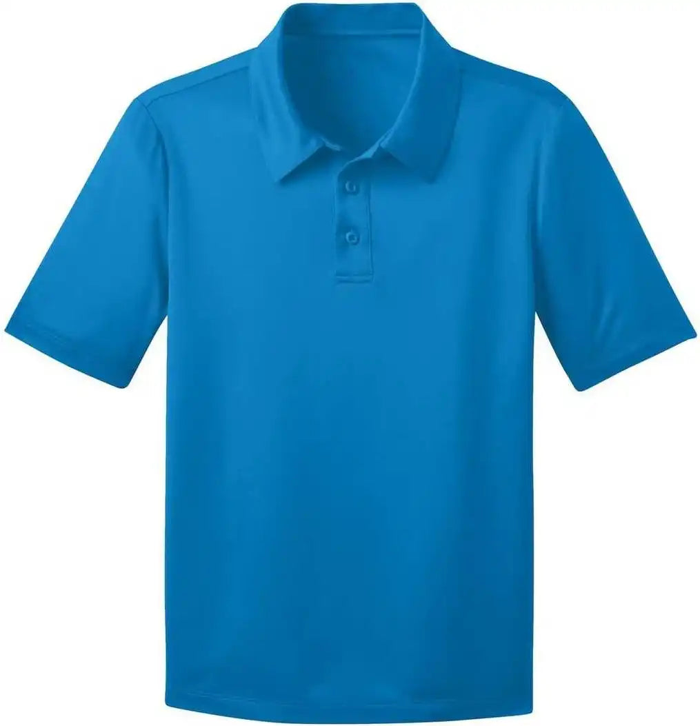 Port Authority Y540 Youth Silk Touch Performance Polo Brilliant Blue