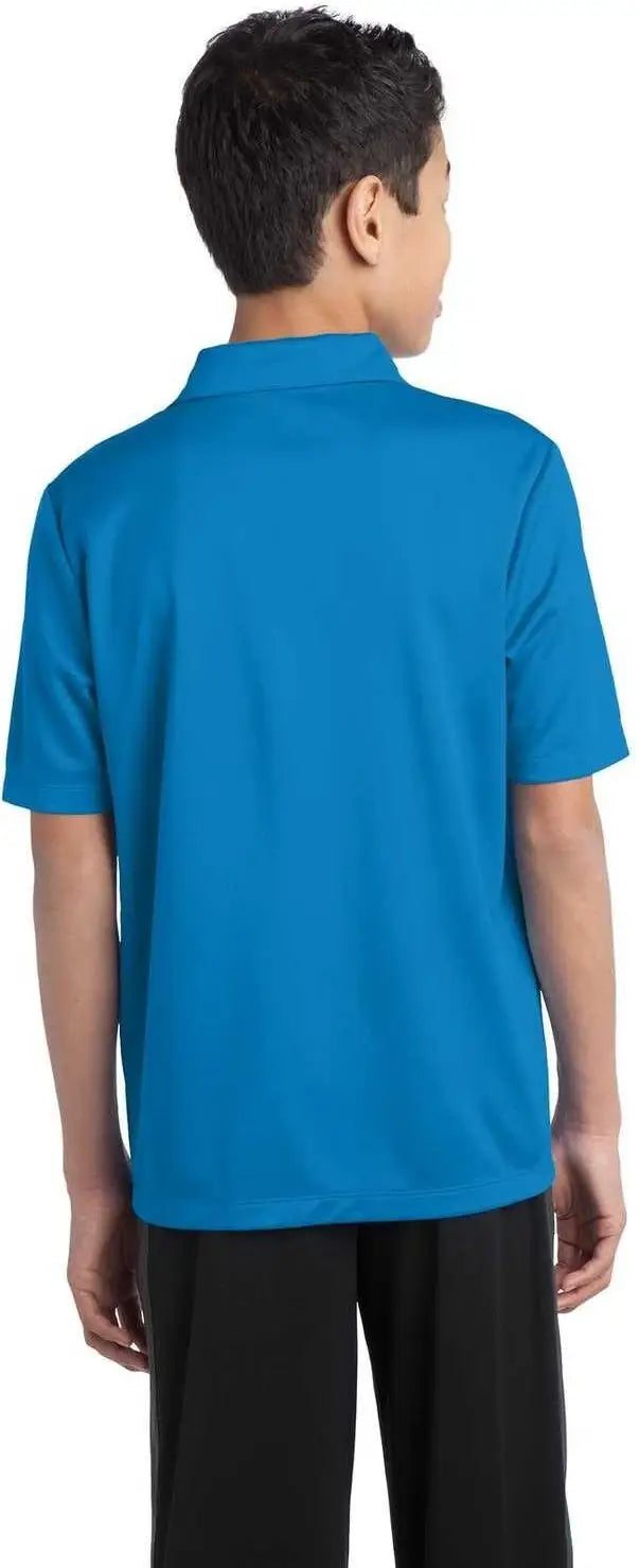 Port Authority Y540 Youth Silk Touch Performance Polo - Brilliant Blue