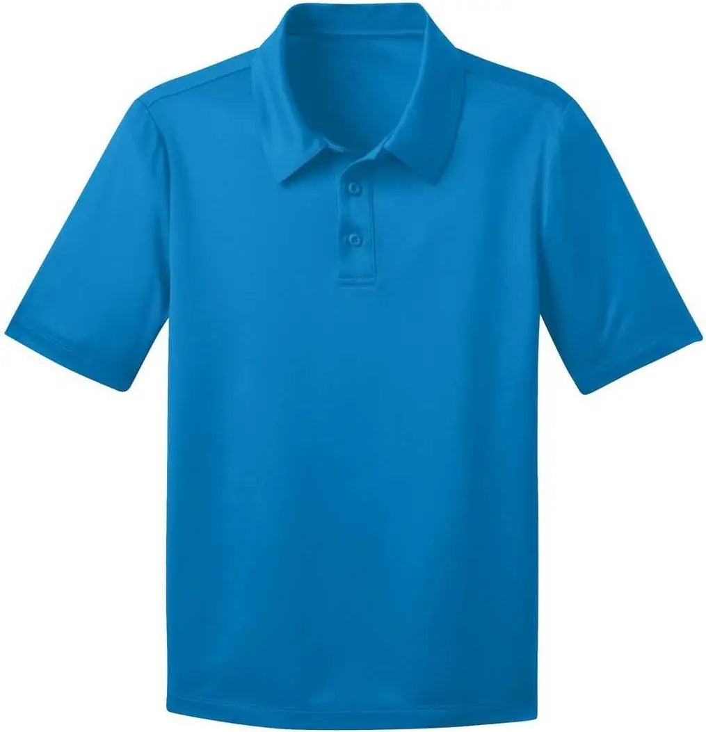 Port Authority Y540 Youth Silk Touch Performance Polo - Brilliant Blue