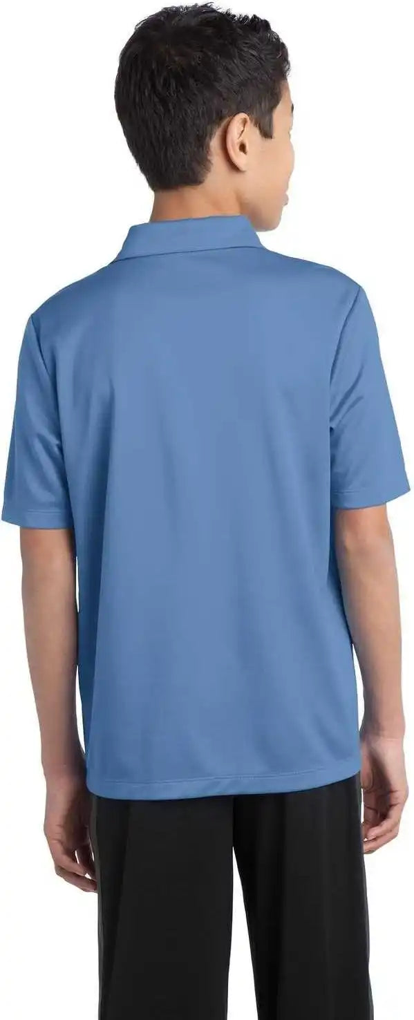 Port Authority Y540 Youth Silk Touch Performance Polo - Carolina Blue