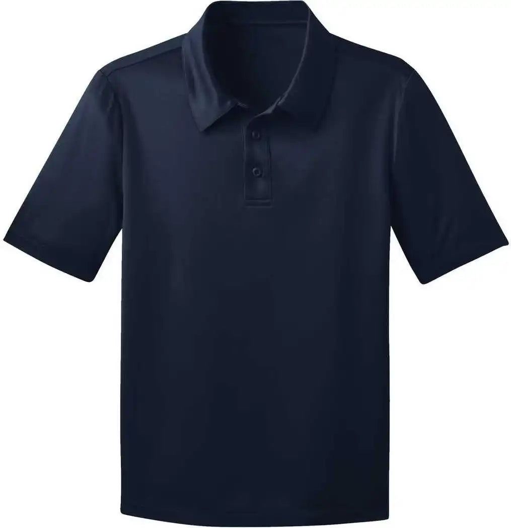 Port Authority Y540 Youth Silk Touch Performance Polo Navy