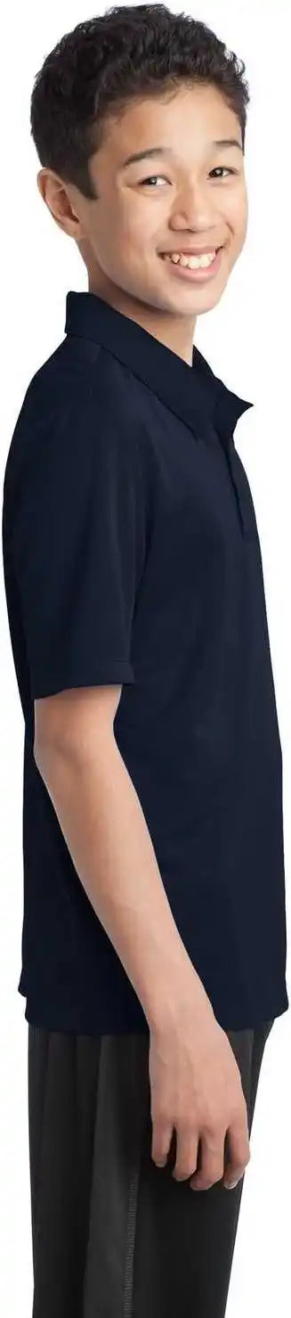 Port Authority Y540 Youth Silk Touch Performance Polo Navy