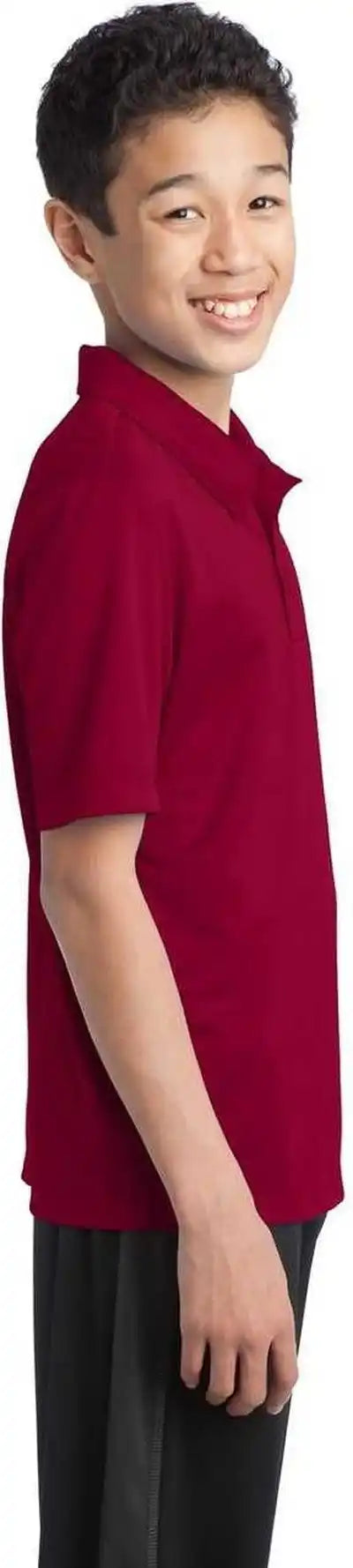 Port Authority Y540 Youth Silk Touch Performance Polo - Red