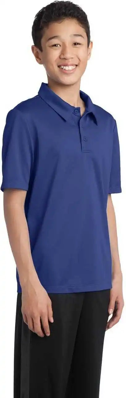 Port Authority Y540 Youth Silk Touch Performance Polo - Royal