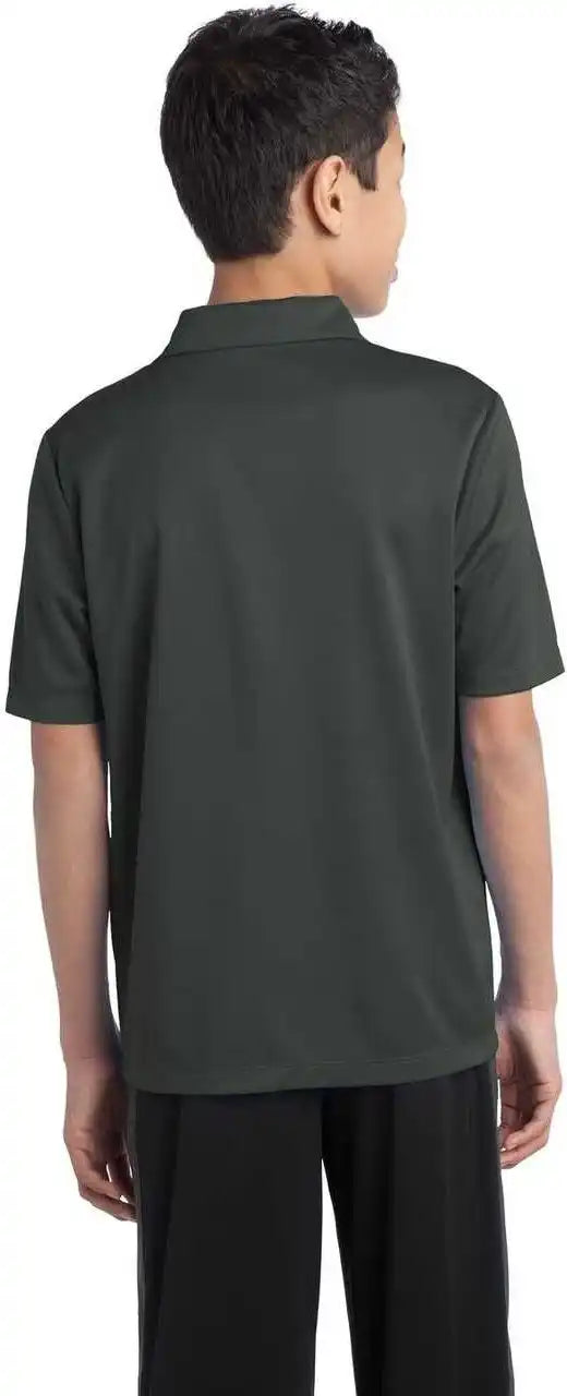 Port Authority Y540 Youth Silk Touch Performance Polo Steel Gray