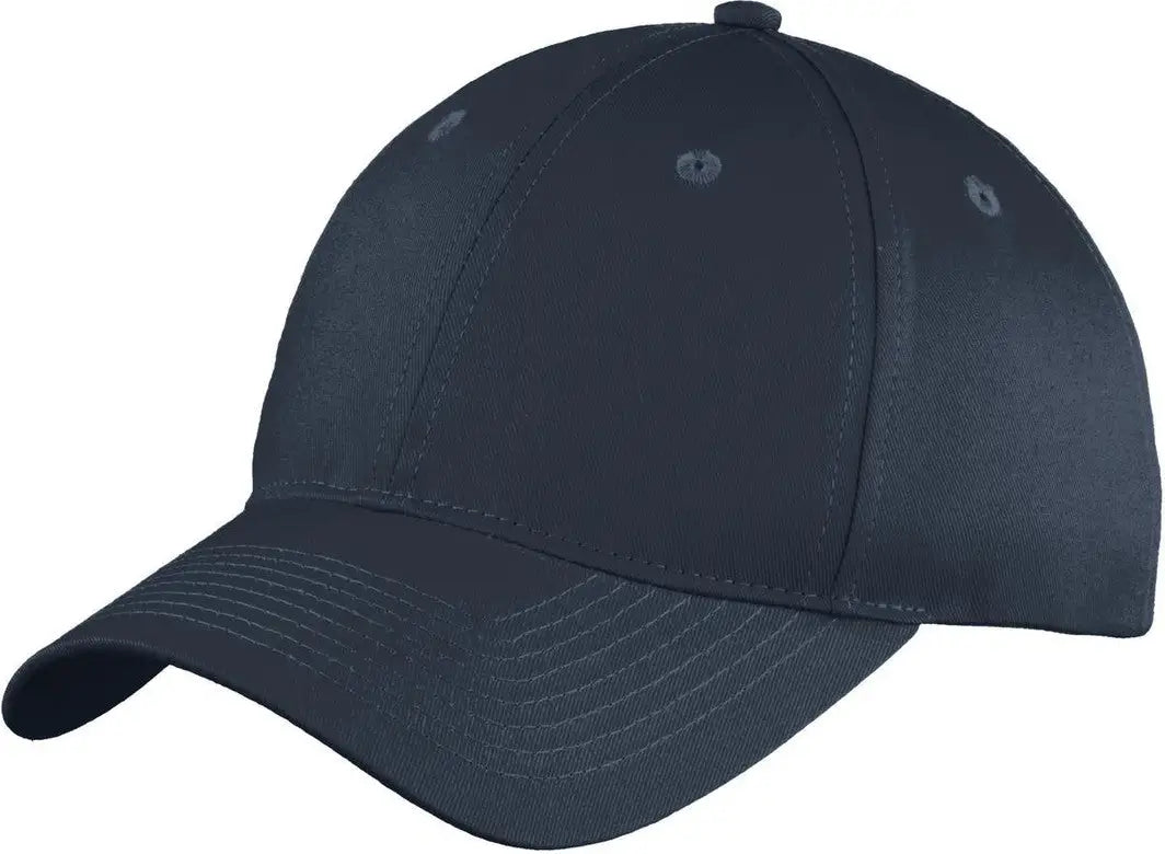 Port Authority Yc914 Youth Six-panel Unstructured Twill Cap - Navy