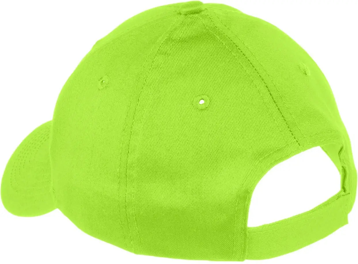 Port Authority Ycp80 Youth Six-panel Twill Cap - Lime - Osfm