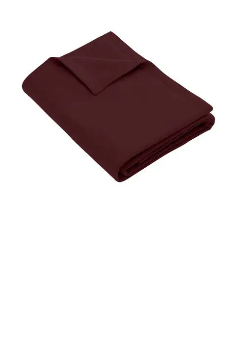 Port & Company Bp78 co Core Fleece Sweatshirt Blanket - Maroon
