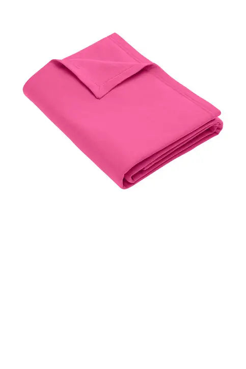 Port & Company Bp78 co Core Fleece Sweatshirt Blanket - Neon Pink