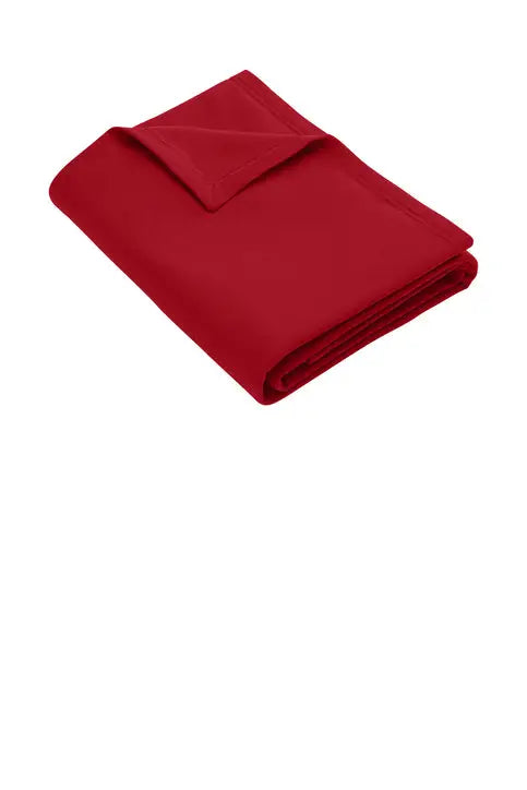 Port & Company Bp78 co Core Fleece Sweatshirt Blanket - Red