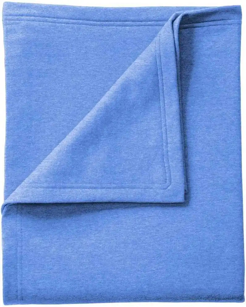Port &amp; Company Bp78 Core Fleece Sweatshirt Blanket Heather Royal / one Size Fits Most