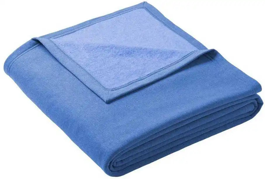 Port & Company Bp79 Oversized Core Fleece Sweatshirt Blanket - Heather Royal - Osfm