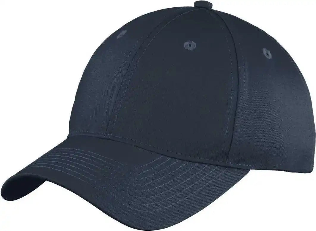 Port &amp; Company C914 Six Panel Unstructured Twill Cap Navy / one Size Fits Most
