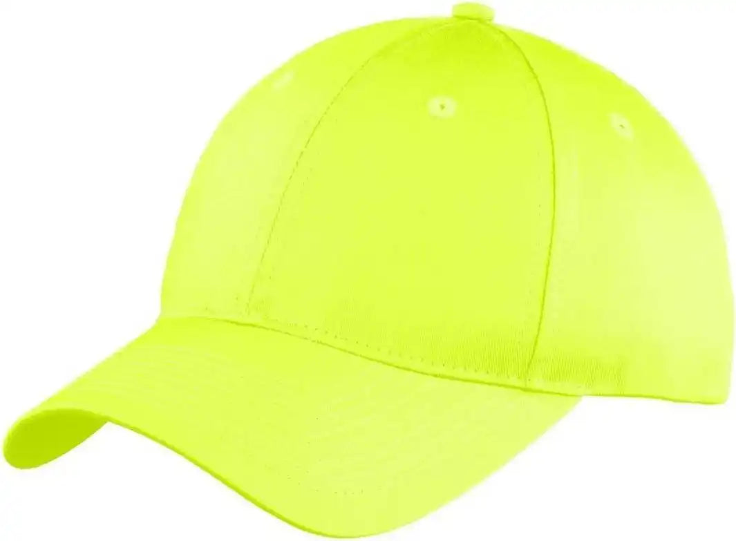 Port & Company C914 Six-panel Unstructured Twill Cap - Neon Yellow - one Size Fits Most