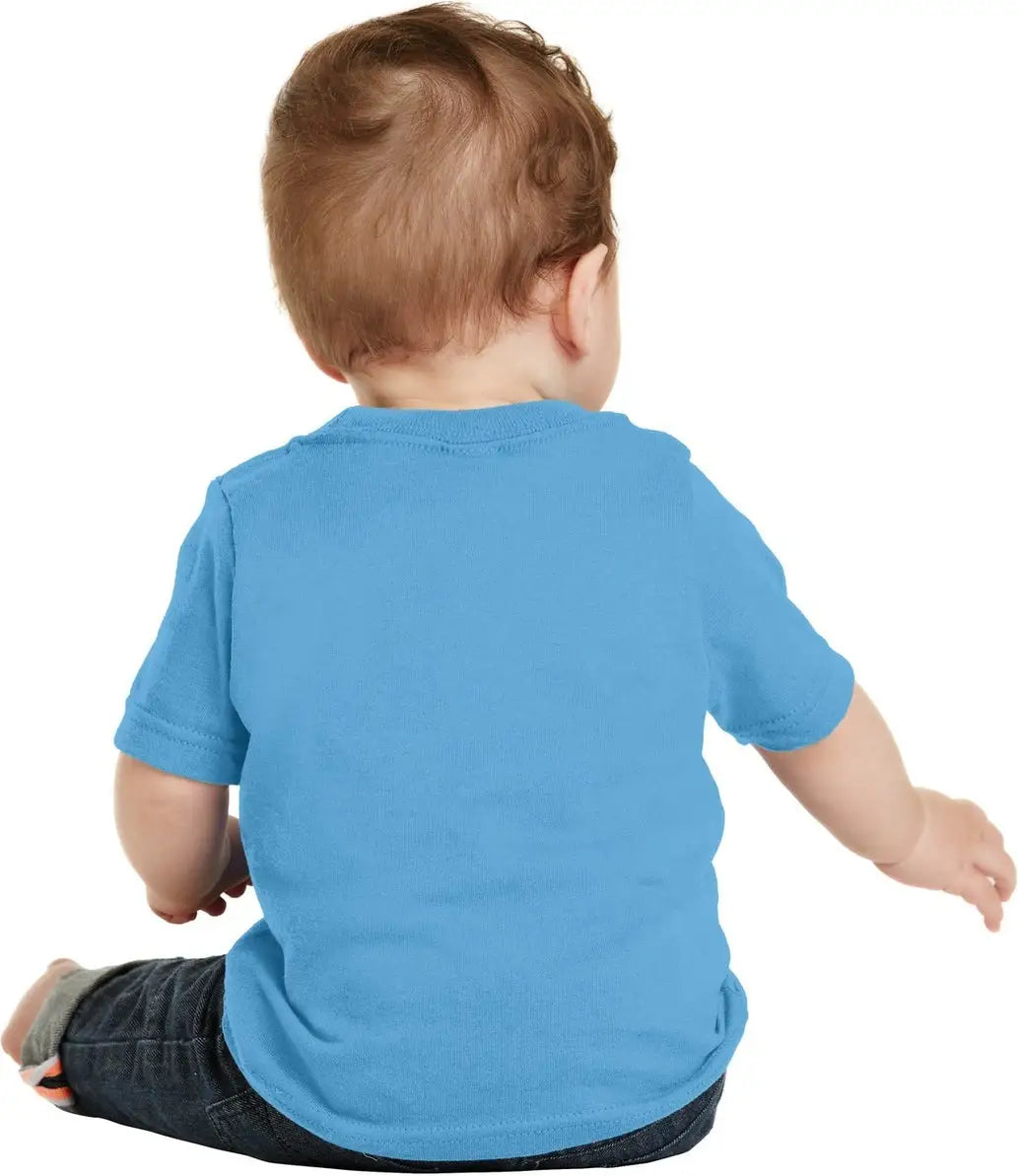 Port & Company Car54i co Infant Core Cotton Tee - Aquatic Blue